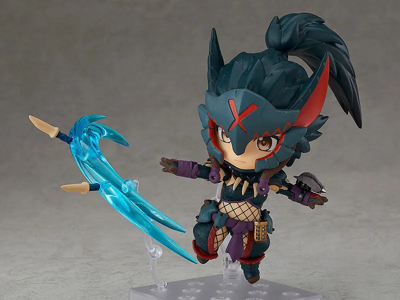 Monster Hunter World - Hunter - Nendoroid #1284 - Female Nargacuga Alpha Armor Ver. (Good Smile Company)ㅤ – Capcom – ActionFigureBrasil