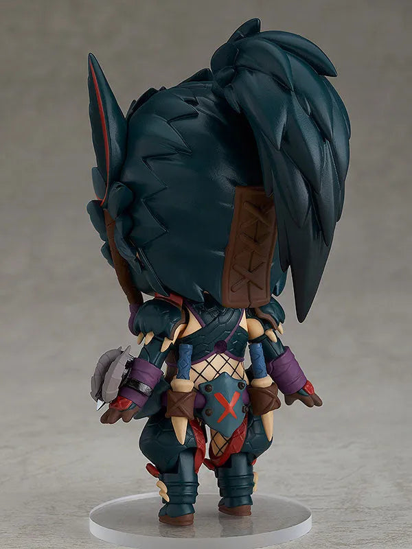 Monster Hunter World - Hunter - Nendoroid #1284 - Female Nargacuga Alpha Armor Ver. (Good Smile Company)ㅤ – Capcom – ActionFigureBrasil
