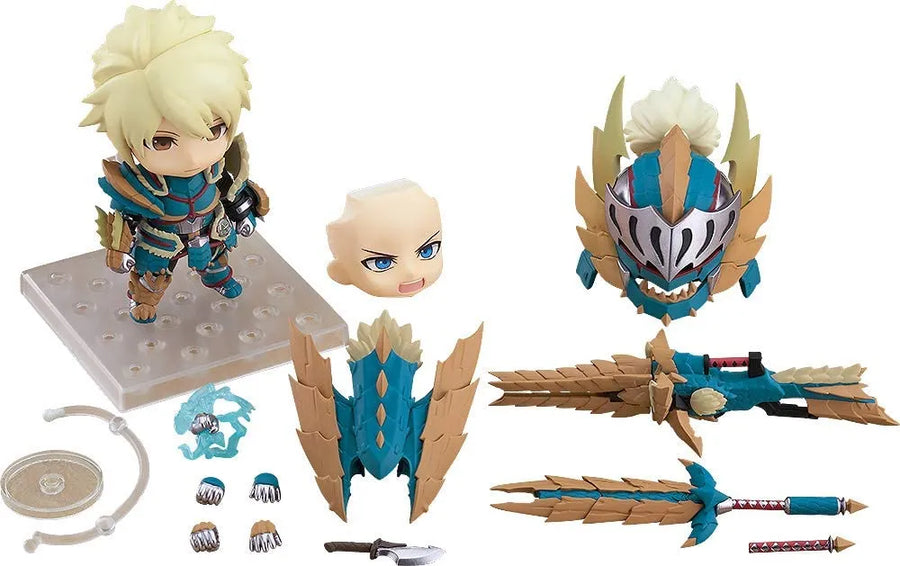 Monster Hunter World - Hunter - Nendoroid #1421-DX - Male Zinogre Alpha Armor DX Ver. (Good Smile Company)ㅤ – Good Smile Company – ActionFigureBrasil