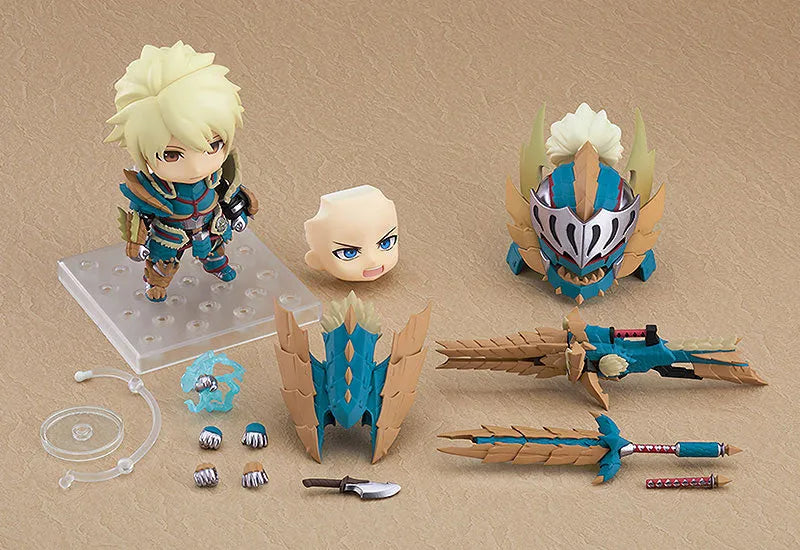 Monster Hunter World - Hunter - Nendoroid #1421-DX - Male Zinogre Alpha Armor DX Ver. (Good Smile Company)ㅤ – Good Smile Company – ActionFigureBrasil