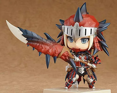 Monster Hunter World - Hunter - Nendoroid #993-DX - Female Rathalos Armor Edition, DX Ver. (Good Smile Company)ㅤ – Good Smile Company – ActionFigureBrasil — ângulo diferente