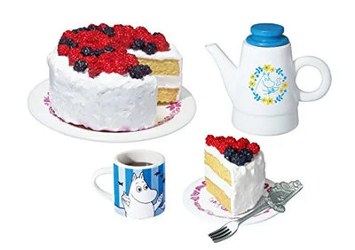 Moomin - Moomintroll - Candy Toy - Moomin Nordic Cafe - 1 - Cake full of Berries (Re-Ment)ㅤ – Re-Ment – ActionFigureBrasil — iluminação de estúdio
