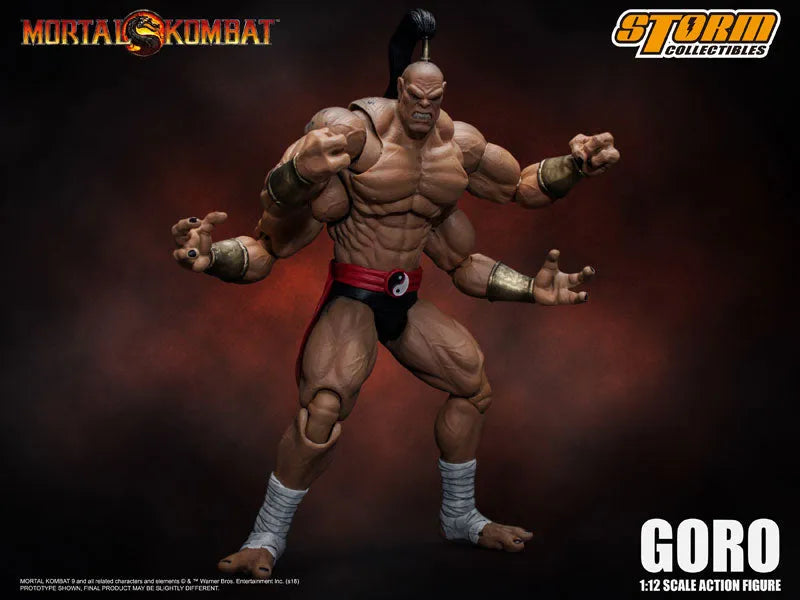Mortal Kombat 1/12 Action Figure Goroㅤ – Storm Collectibles – ActionFigureBrasil