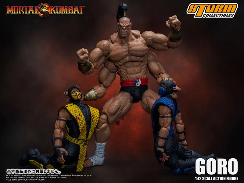 Mortal Kombat 1/12 Action Figure Goroㅤ – Storm Collectibles – ActionFigureBrasil
