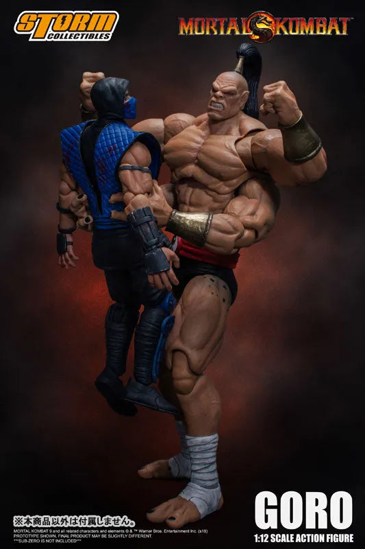 Mortal Kombat 1/12 Action Figure Goroㅤ – Storm Collectibles – ActionFigureBrasil