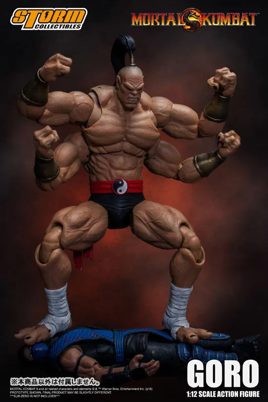Mortal Kombat 1/12 Action Figure Goroㅤ – Storm Collectibles – ActionFigureBrasil