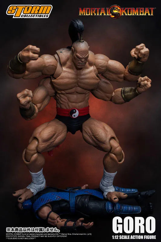 Mortal Kombat 1/12 Action Figure Goroㅤ – Storm Collectibles – ActionFigureBrasil
