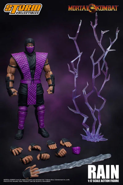 Mortal Kombat 1/12 Action Figure Rain(Provisional Pre-order)ㅤ – Storm Collectibles – ActionFigureBrasil — iluminação de estúdio