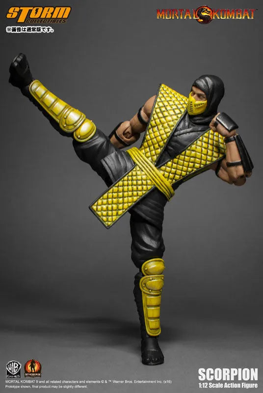 Mortal Kombat 1/12 Action Figure VS Series: Klassic Scorpionㅤ – Storm Collectibles – ActionFigureBrasil