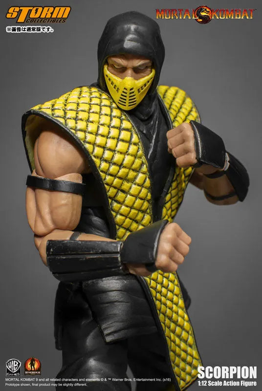 Mortal Kombat 1/12 Action Figure VS Series: Klassic Scorpionㅤ – Storm Collectibles – ActionFigureBrasil