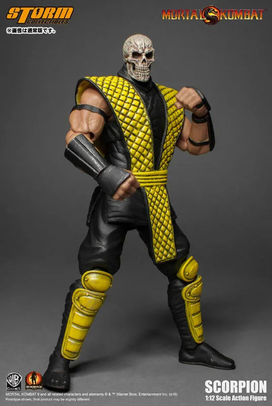 Mortal Kombat 1/12 Action Figure VS Series: Klassic Scorpionㅤ – Storm Collectibles – ActionFigureBrasil