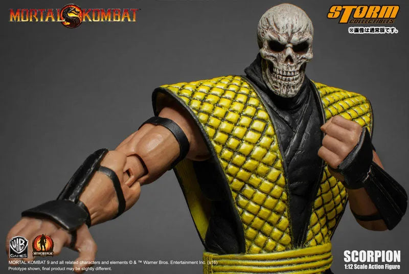 Mortal Kombat 1/12 Action Figure VS Series: Klassic Scorpionㅤ – Storm Collectibles – ActionFigureBrasil