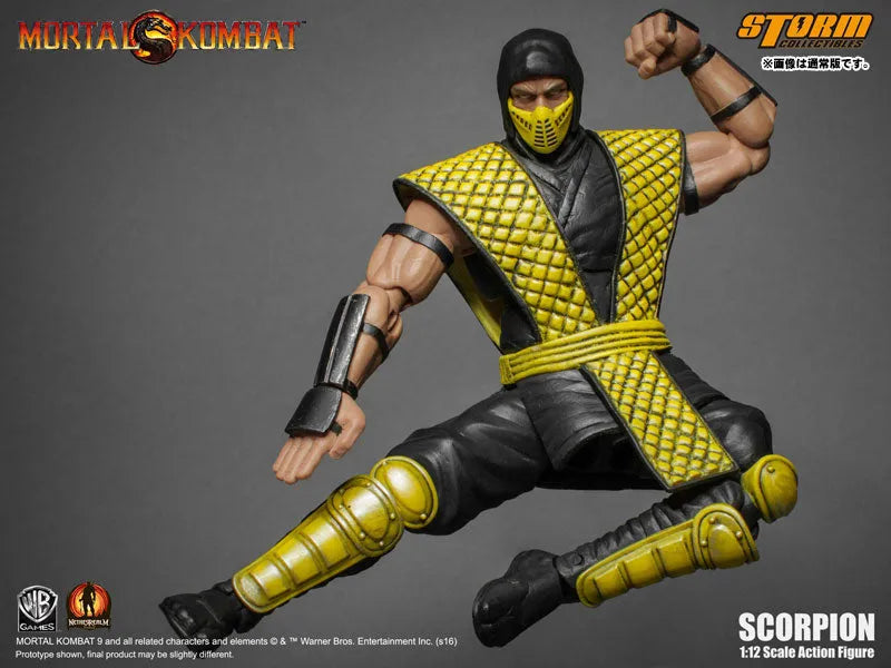 Mortal Kombat 1/12 Action Figure VS Series: Klassic Scorpionㅤ – Storm Collectibles – ActionFigureBrasil