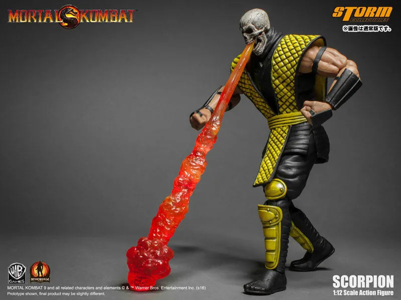 Mortal Kombat 1/12 Action Figure VS Series: Klassic Scorpionㅤ – Storm Collectibles – ActionFigureBrasil
