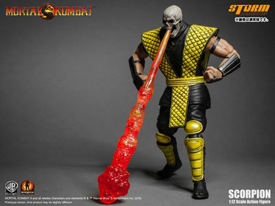 Mortal Kombat 1/12 Action Figure VS Series: Klassic Scorpionㅤ – Storm Collectibles – ActionFigureBrasil — detalhe do produto