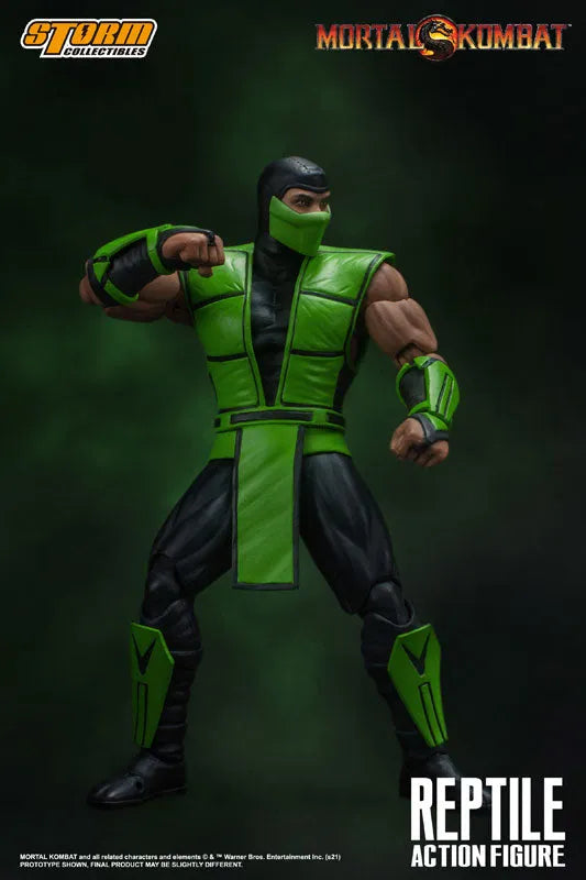 Mortal Kombat Action Figure Reptileㅤ – Storm Collectibles – ActionFigureBrasil