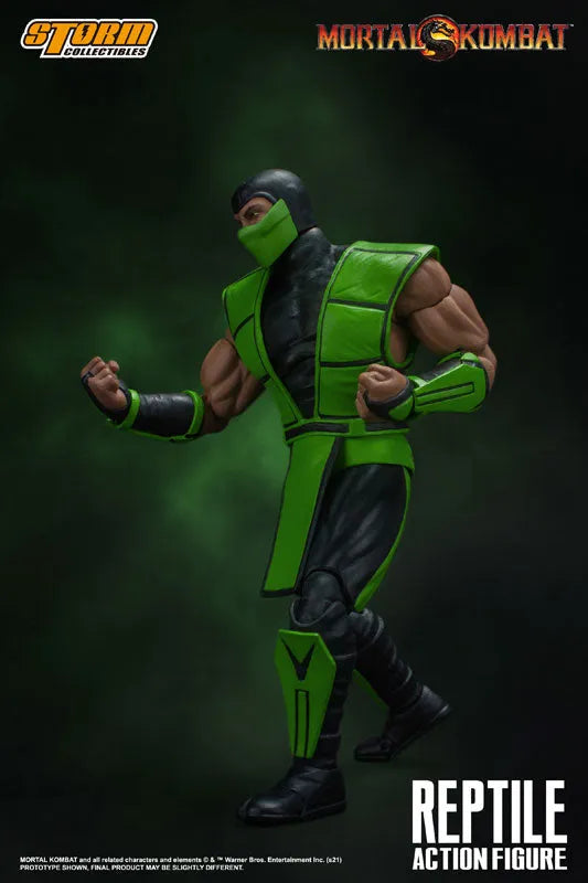 Mortal Kombat Action Figure Reptileㅤ – Storm Collectibles – ActionFigureBrasil