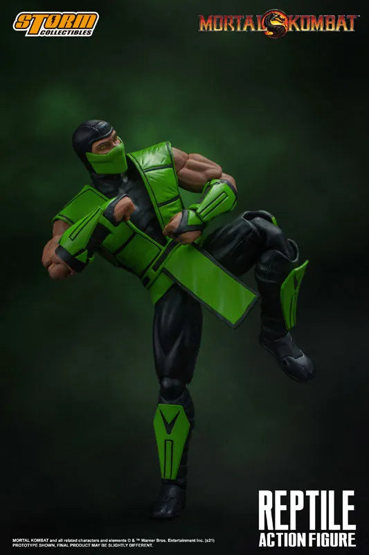 Mortal Kombat Action Figure Reptileㅤ – Storm Collectibles – ActionFigureBrasil
