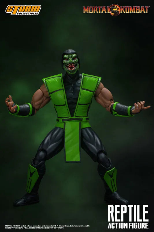Mortal Kombat Action Figure Reptileㅤ – Storm Collectibles – ActionFigureBrasil