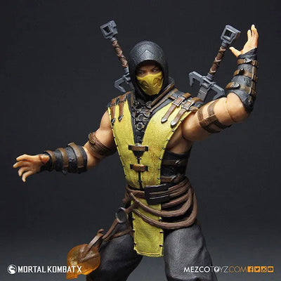 Mortal Kombat X - 12 Inch Action Figure Series: Scorpionㅤ – Mezco – ActionFigureBrasil — detalhe do produto