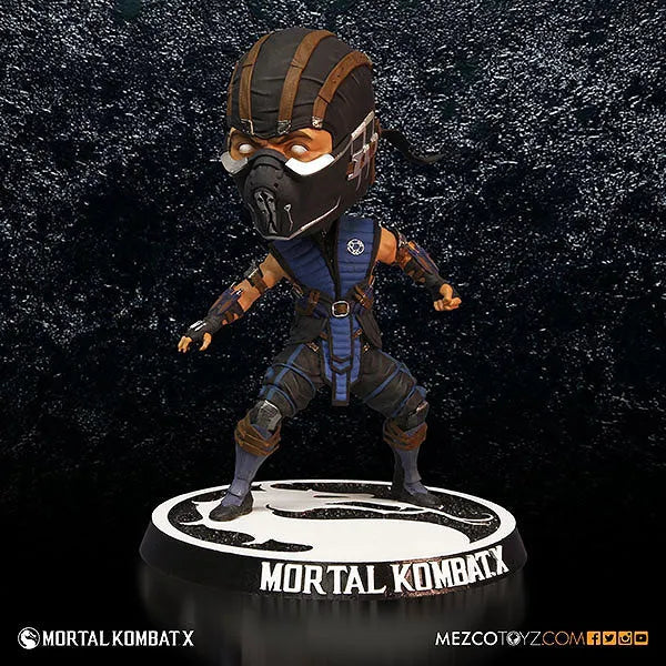 Mortal Kombat X - Sub-Zero 6inch Bobble Headㅤ – Mezco Toyz – ActionFigureBrasil