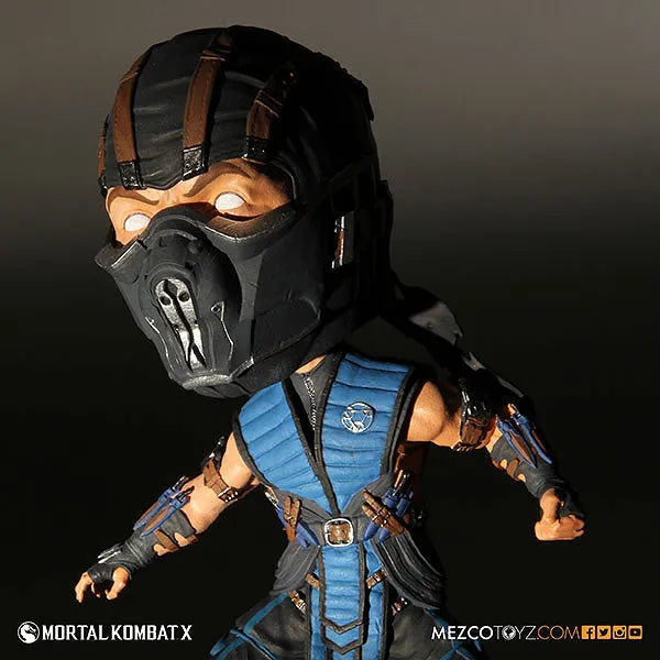 Mortal Kombat X - Sub-Zero 6inch Bobble Headㅤ – Mezco Toyz – ActionFigureBrasil