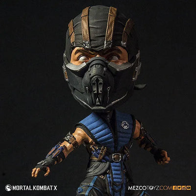 Mortal Kombat X - Sub-Zero 6inch Bobble Headㅤ – Mezco Toyz – ActionFigureBrasil — detalhe do produto