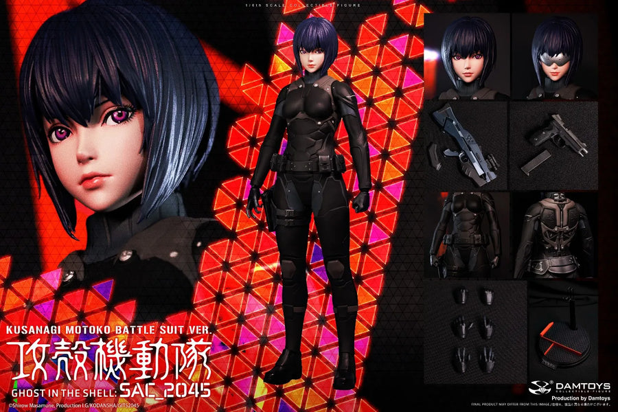 Motoko Kusanagi (Combat Suit ver.) – Damtoys – ActionFigure Brasil