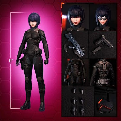 Motoko Kusanagi (Combat Suit ver.) – Damtoys – ActionFigure Brasil — ângulo diferente