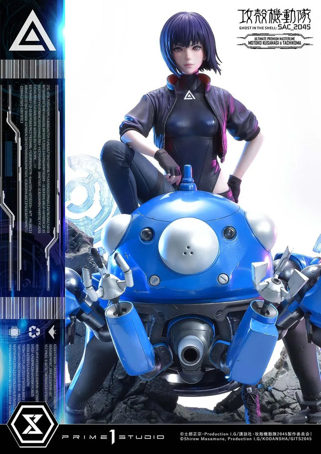 Motoko Kusanagi & Tachikoma (Bonus Version) Ghost in the Shell: SAC_2045 – Prime1Studio – ActionFigure Brasil