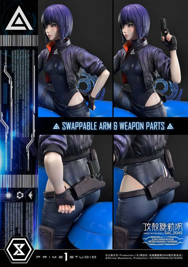 Motoko Kusanagi & Tachikoma (Bonus Version) Ghost in the Shell: SAC_2045 – Prime1Studio – ActionFigure Brasil