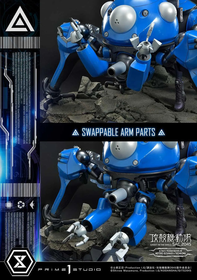 Motoko Kusanagi & Tachikoma (Bonus Version) Ghost in the Shell: SAC_2045 – Prime1Studio – ActionFigure Brasil