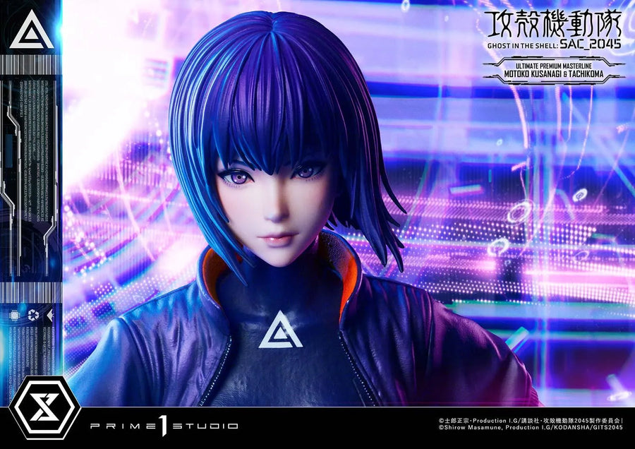 Motoko Kusanagi & Tachikoma (Bonus Version) Ghost in the Shell: SAC_2045 – Prime1Studio – ActionFigure Brasil