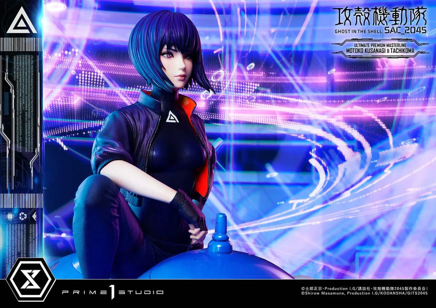 Motoko Kusanagi & Tachikoma (Bonus Version) Ghost in the Shell: SAC_2045 – Prime1Studio – ActionFigure Brasil