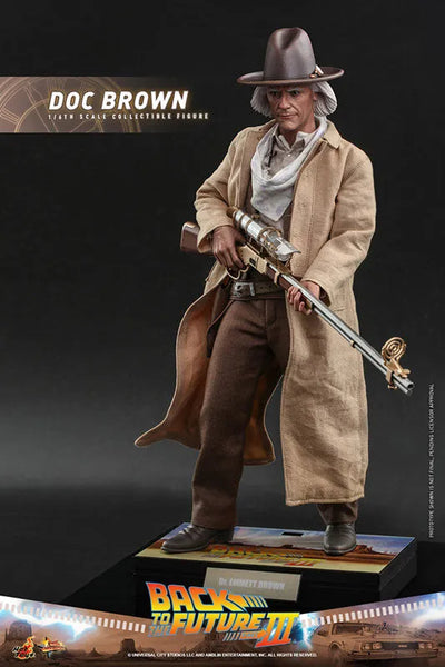 MOVIE MASTER SERIES - BACK TO THE FUTURE PART III - DOC BROWN - 1/6 (Hot Toys)ㅤ – Hot Toys – ActionFigureBrasil — detalhe do produto