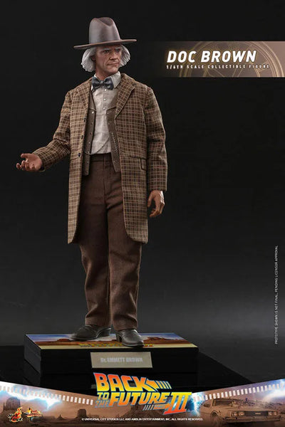 MOVIE MASTER SERIES - BACK TO THE FUTURE PART III - DOC BROWN - 1/6 (Hot Toys)ㅤ – Hot Toys – ActionFigureBrasil — close