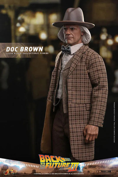 MOVIE MASTER SERIES - BACK TO THE FUTURE PART III - DOC BROWN - 1/6 (Hot Toys)ㅤ – Hot Toys – ActionFigureBrasil — embalagem