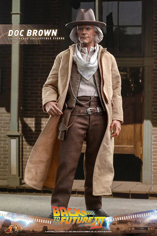 MOVIE MASTER SERIES - BACK TO THE FUTURE PART III - DOC BROWN - 1/6 (Hot Toys)ㅤ – Hot Toys – ActionFigureBrasil
