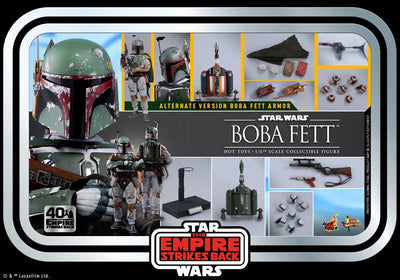 Movie Masterpiece 1/6 Boba Fett ["Star Wars Episode 5: The Empire Strikes Back" 40th Anniversary Edition]ㅤ – Hot Toys – ActionFigureBrasil — ângulo diferente