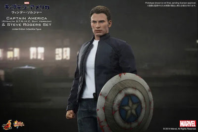 Movie Masterpiece 1/6 Captain America (Stealth Suit Edition) & Steve Rogers Setㅤ – Puella Magi Madoka Magica – ActionFigureBrasil — close