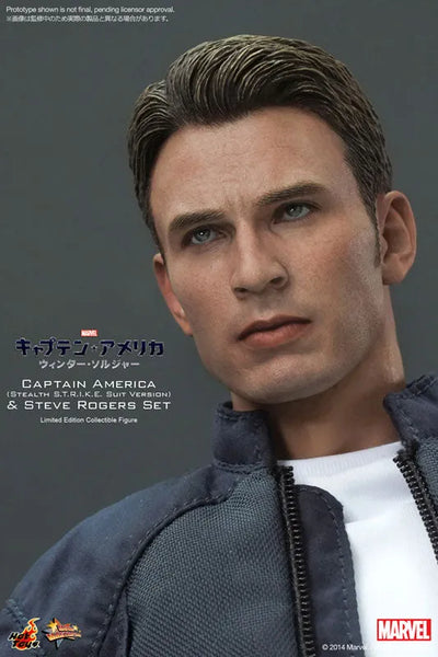 Movie Masterpiece 1/6 Captain America (Stealth Suit Edition) & Steve Rogers Setㅤ – Puella Magi Madoka Magica – ActionFigureBrasil — detalhe do produto