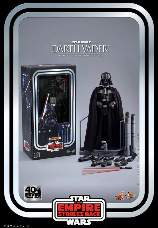 Movie Masterpiece 1/6 Figure Darth Vader (Star Wars Episode 5 40th Anniversary Edition)ㅤ – Hot Toys – ActionFigureBrasil