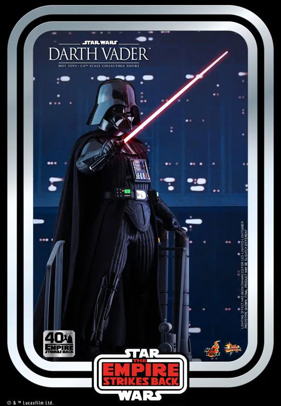 Movie Masterpiece 1/6 Figure Darth Vader (Star Wars Episode 5 40th Anniversary Edition)ㅤ – Hot Toys – ActionFigureBrasil