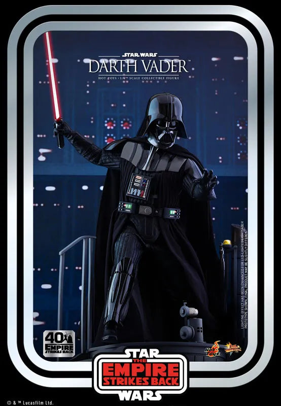 Movie Masterpiece 1/6 Figure Darth Vader (Star Wars Episode 5 40th Anniversary Edition)ㅤ – Hot Toys – ActionFigureBrasil