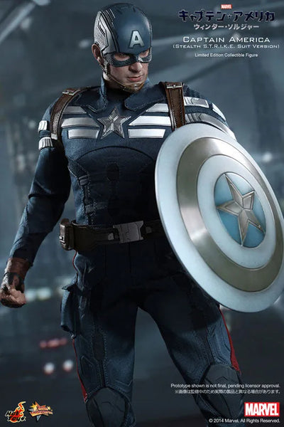 Movie Masterpiece 1/6 Scale Fully Poseable Figure "Captain America / The Winter Soldier" Captain America (Stealth S.T.R.I.K.E. Suit Version)ㅤ – Puella Magi Madoka Magica – ActionFigureBrasil — close