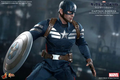 Movie Masterpiece 1/6 Scale Fully Poseable Figure "Captain America / The Winter Soldier" Captain America (Stealth S.T.R.I.K.E. Suit Version)ㅤ – Puella Magi Madoka Magica – ActionFigureBrasil — detalhe do produto