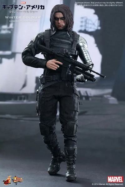 Movie Masterpiece 1/6 Scale Fully Poseable Figure "Captain America / The Winter Soldier" Winter Soldierㅤ – Hot Toys – ActionFigureBrasil — detalhe do produto
