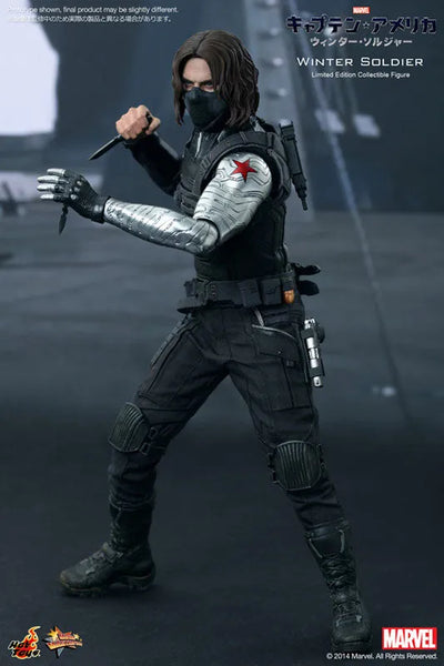 Movie Masterpiece 1/6 Scale Fully Poseable Figure "Captain America / The Winter Soldier" Winter Soldierㅤ – Hot Toys – ActionFigureBrasil — close