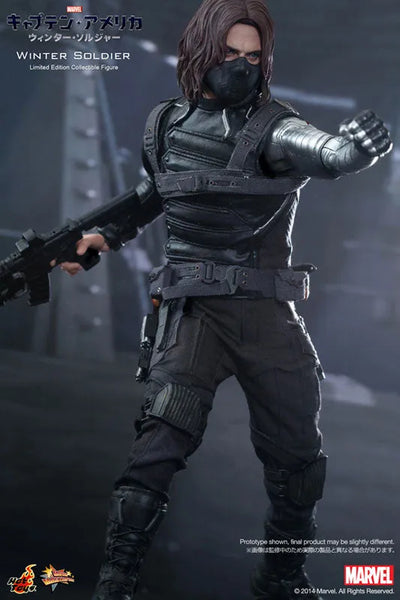 Movie Masterpiece 1/6 Scale Fully Poseable Figure "Captain America / The Winter Soldier" Winter Soldierㅤ – Hot Toys – ActionFigureBrasil — acessórios