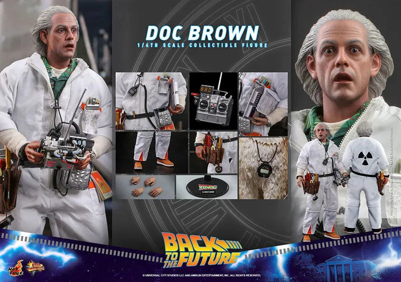 Movie Masterpiece - Back To The Future - Dr. Emmet Brown - 1/6 (Hot toys)ㅤ – Hot Toys – ActionFigureBrasil